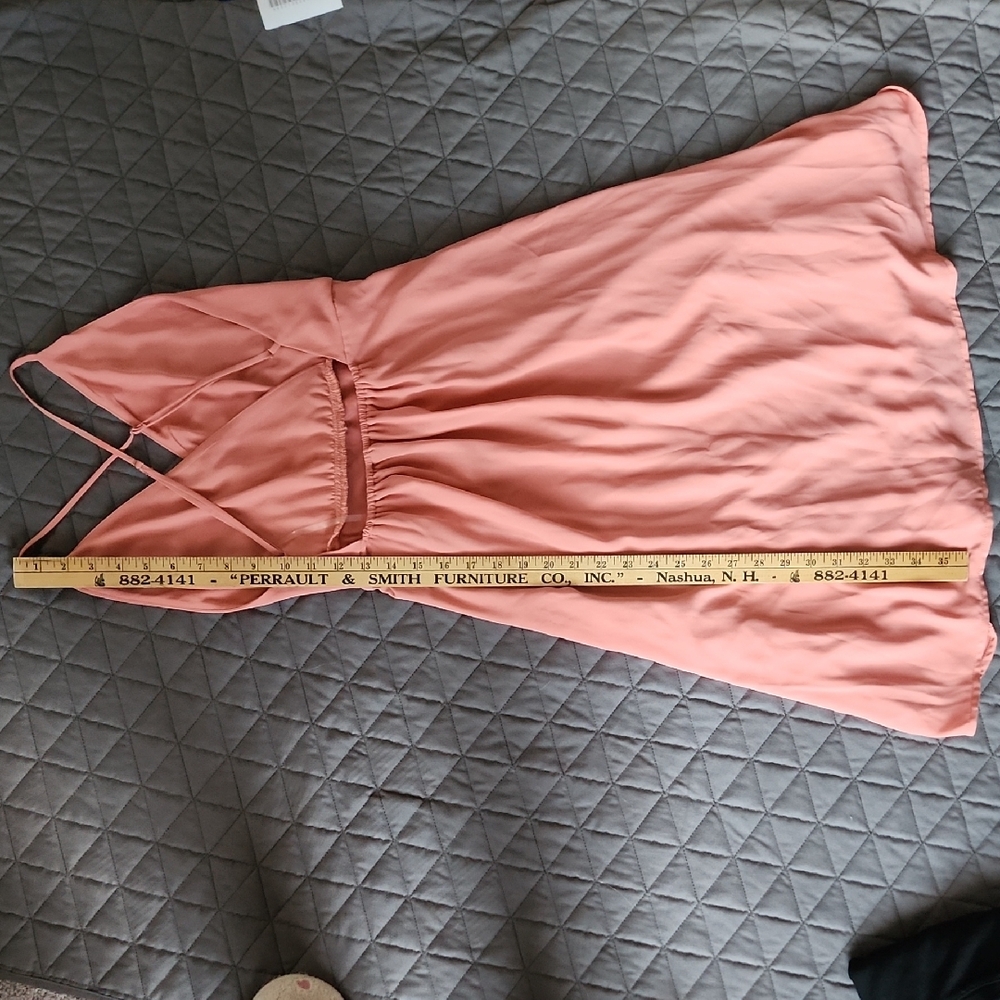 Lush Wrap Midi Dress-Size Small - Picture 3 of 10
